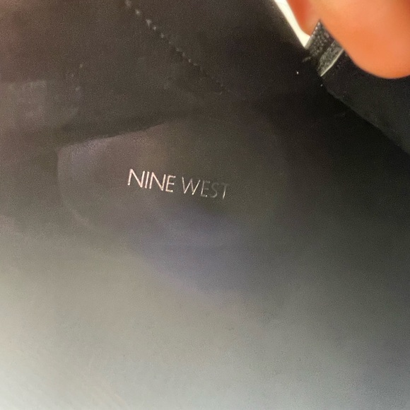 Nine West Womens  Platform High 4” Heel Ankle Boots Black  Size 8 - Picture 7 of 8